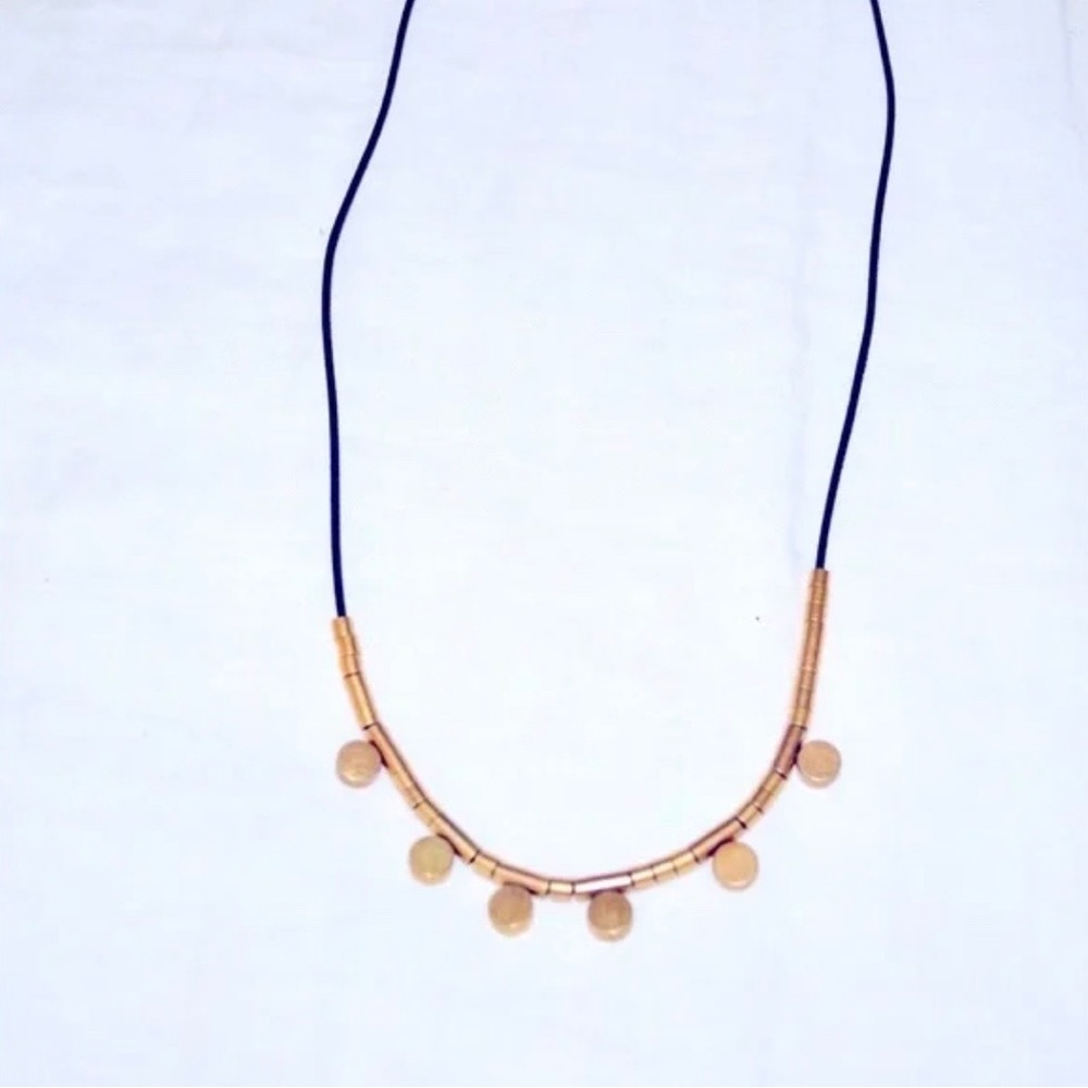 J. Crew Gold Bead Necklace - Picture 3 of 13